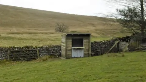 Yorkshire Dales National Park Authority Kiosk on Ingleborough