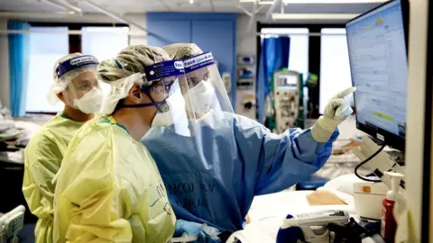 Addenbrooke's Hospital Staff working at Addenbrooke's intensive care units