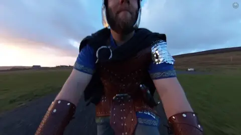 BBC/Marc Ellison Up Helly Aa