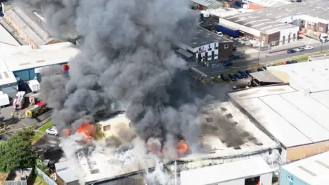 Eddie Mitchell Fire in Burgess Hill