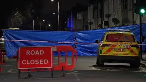 PA Media Closed road