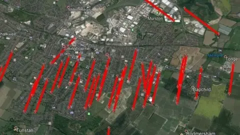 Andrew Tierney Map showing similar squares