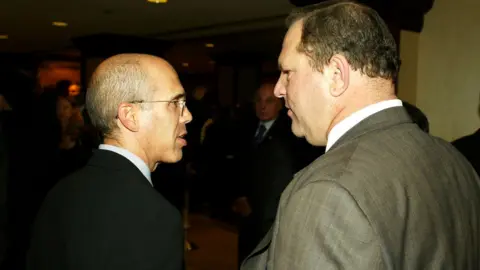 Getty Images Jeffrey Katzenberg and Harvey Weinstein