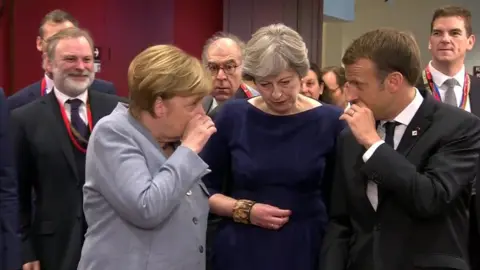 Theresa May at the EU summit