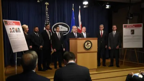 US Department of Justice Department of Justice press conference