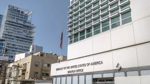 Getty Images The Tel Aviv branch of the United States Embassy