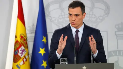 EPA Spain PM Pedro Sánchez, 15 Feb 19