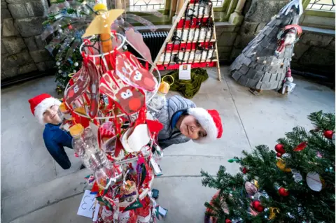 Jane Barlow/ PA Media REINDEER TREE