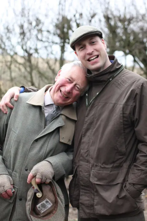 Kensington Palace Prince Charles and Prince William