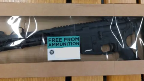 Carrickfergus: Two charged after assault weapon and drugs found