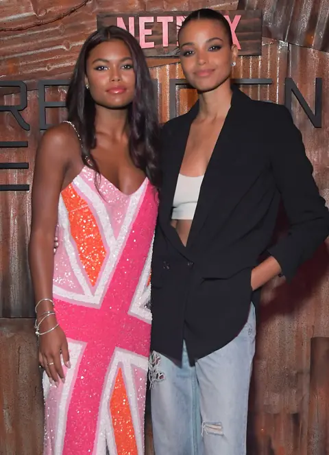 Netflix Tamara Smart and Ella Balinska attended the Resident Evil premiere