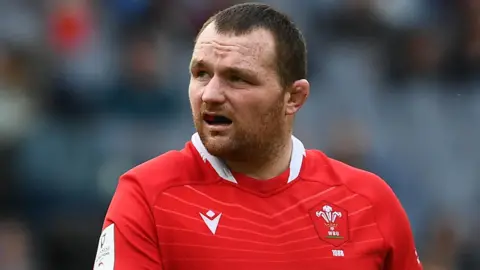 Ken Owens awaits play to restart