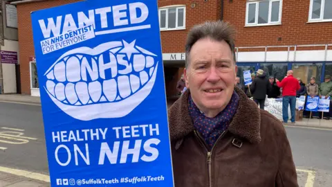 Ian Barmer/BBC Steve Marsling,71 from Aldringham. Co-founder toothless in Suffolk