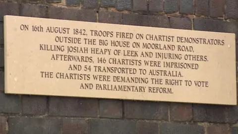 BBC Josiah Heapy plaque