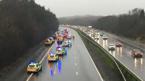 Wales News Service M4 crash
