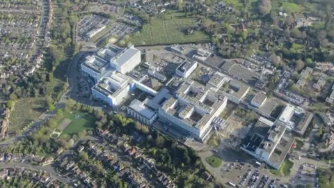 Bill Nicholls  John Radcliffe Hospital from the air