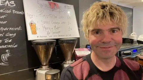 BBC The Charlatans frontman Tim Burgess