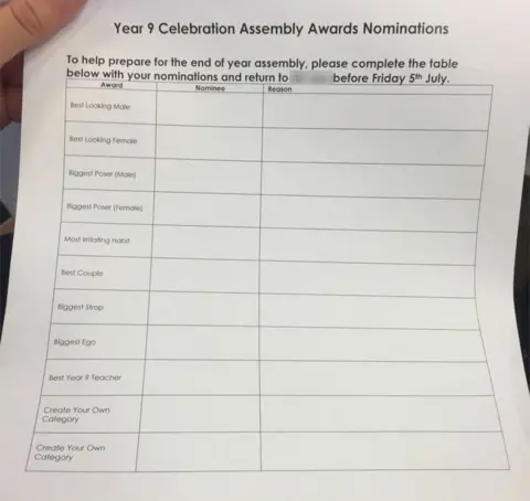 Lucy Hall Nomination form