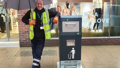 North Devon District Council Smart bin