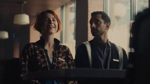APPLE Jessie Buckley and Riz Ahmed