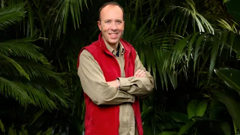 Shutterstock Matt Hancock in I'm A Celebrity