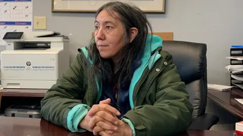 The Washington Post/Getty Images Rosemary Ahtuangaruak, the mayor of Nuiqsut and a critic of the oil industry