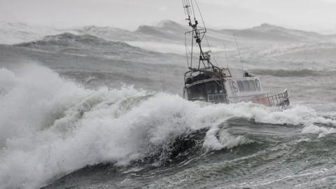 Storm Miguel kills three after overturning rescue ship off French coast ...