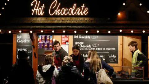 John Phillips hot choc kiosk