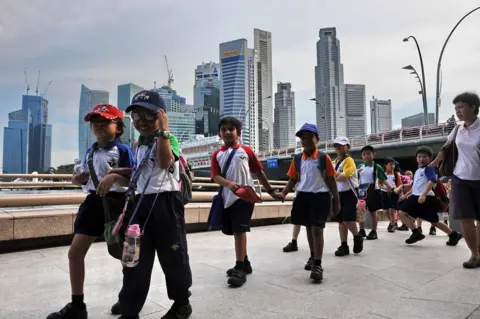 Getty Images Children in Singapore