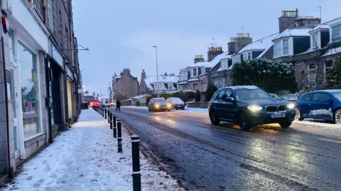 Snow in Aberdeen