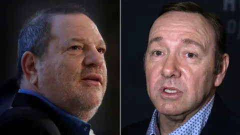 Reuters / AFP Harvey Weinstein and Kevin Spacey