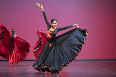 EPA Ballet dancers of the Joburg Ballet rehearse at the Joburg Theate.
