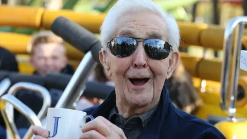 PA Jack Reynolds on a rollercoaster in April 2017