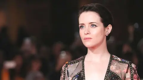 Claire Foy at the premiere for The Girl in the Spider's Web