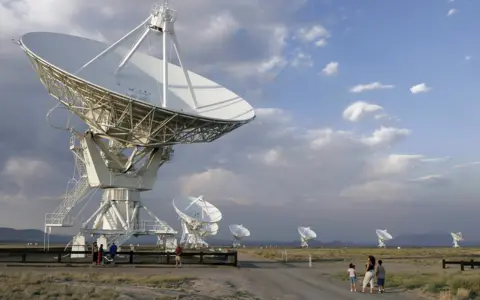 Getty Images Tourists at the Very Large Array