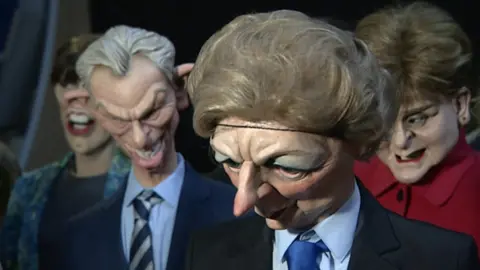 Margaret Thatcher puppet