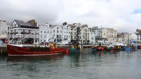 BBC Fishing boats in Ramsey