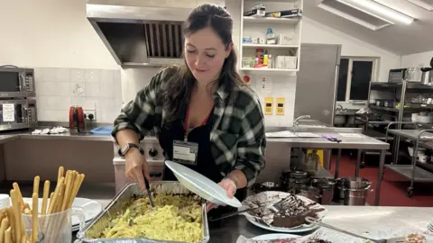 King's Arms Project Dani a volunteer