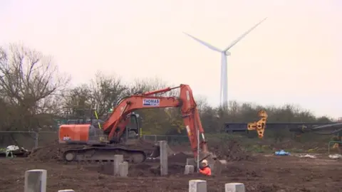 BBC The site in Avonmouth