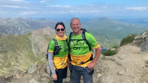 Family photo Bob Gledhill on Snowdon