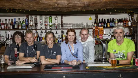 ANDREW CHITTOCK The team behind the Vale of Aeron pub