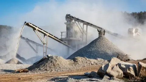 Getty Images Sand quarry
