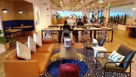 Getty Images A WeWork office building in Shanghai