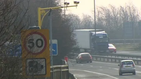 BBC 50mph sign