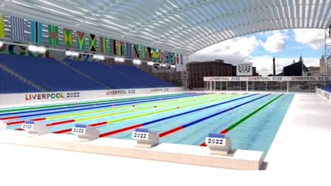 Liverpool City Council Floating swimming pool