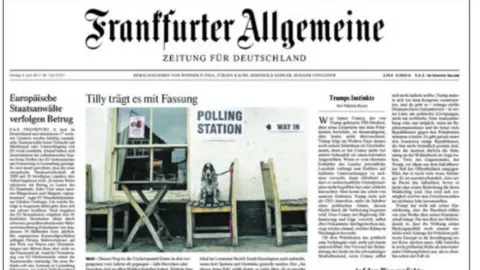 Frankfurter Allgemeine Front cover of Frankfurter Allgemeine