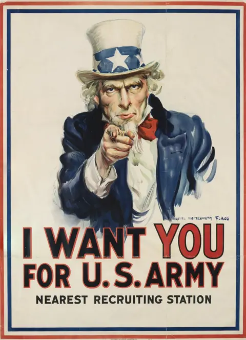 IWM/Getty Images I Want You For US Army recruitment poster