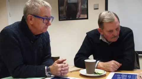 Nicky Taylor Bob Fulcher (right) and fellow curator Pete Grogan