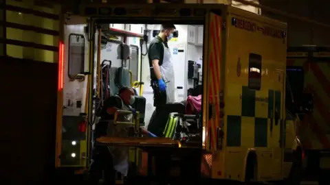 Getty Images Ambulance waiting