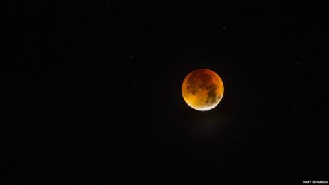 Supermoon eclipse 2015 - BBC Weather